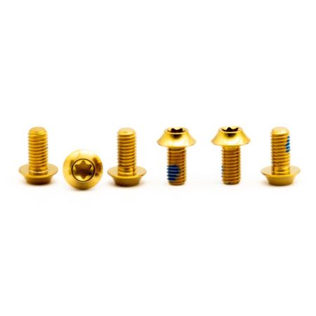 Titan Schrauben Set - M5x10 für 6-Loch Bremsscheiben