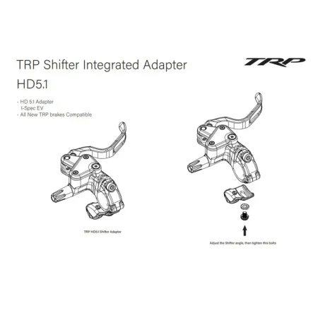 HD 5.1 I-Spec EV Brems-/Schalthebel Adapter