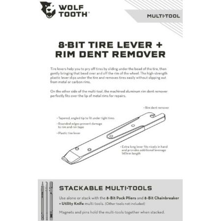 8-Bit Tire Lever + Rim Dent Remover Reifenheber