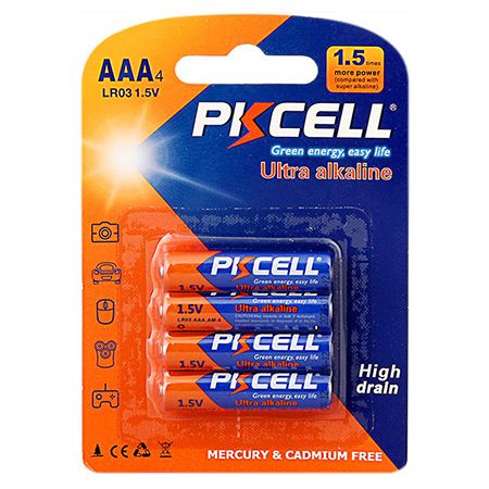 AAA 1.5 V Alkaline Batteri Packung