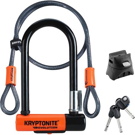 Evolution Mini-7 mit KryptoFlex Kabel Bügelschloss