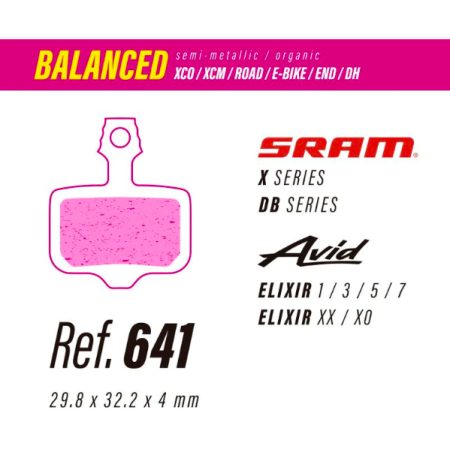 Balanced Ref. 641 SRAM Bremsbeläge