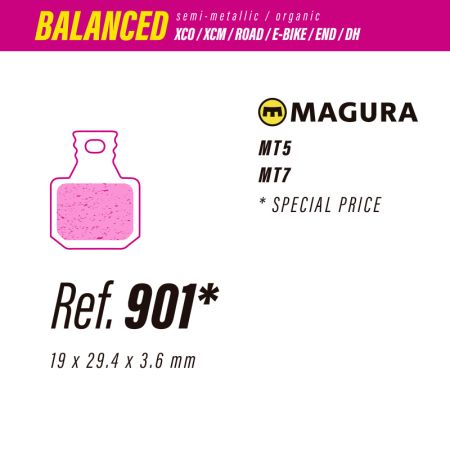 Balanced Ref. 901 Magura Bremsbeläge