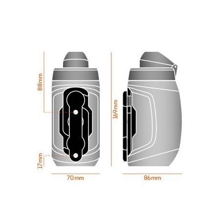 Twist 450 Trinkflasche + Bike Base