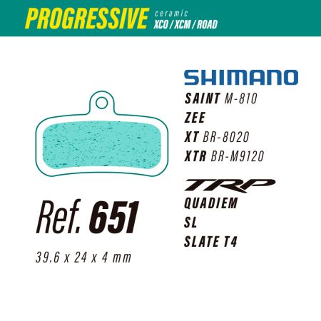 Progressive Ref. 651 Shimano Saint/Zee Bremsbeläge