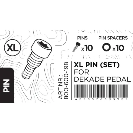 Dekade XL Pedal Pins