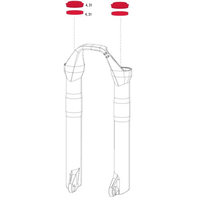 SID/Reba Dichtringe Set